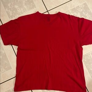 CSG Red V-Neck T-Shirt